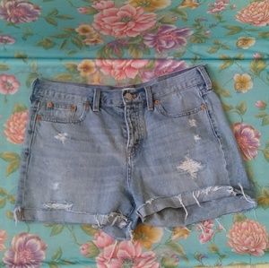 Madewell jean shorts